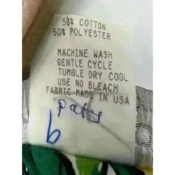 Vintage 90s Carol Anderson Maxi Dress Tropical Floral Cruise Summer Modest 3/4 - Picture 11 of 12